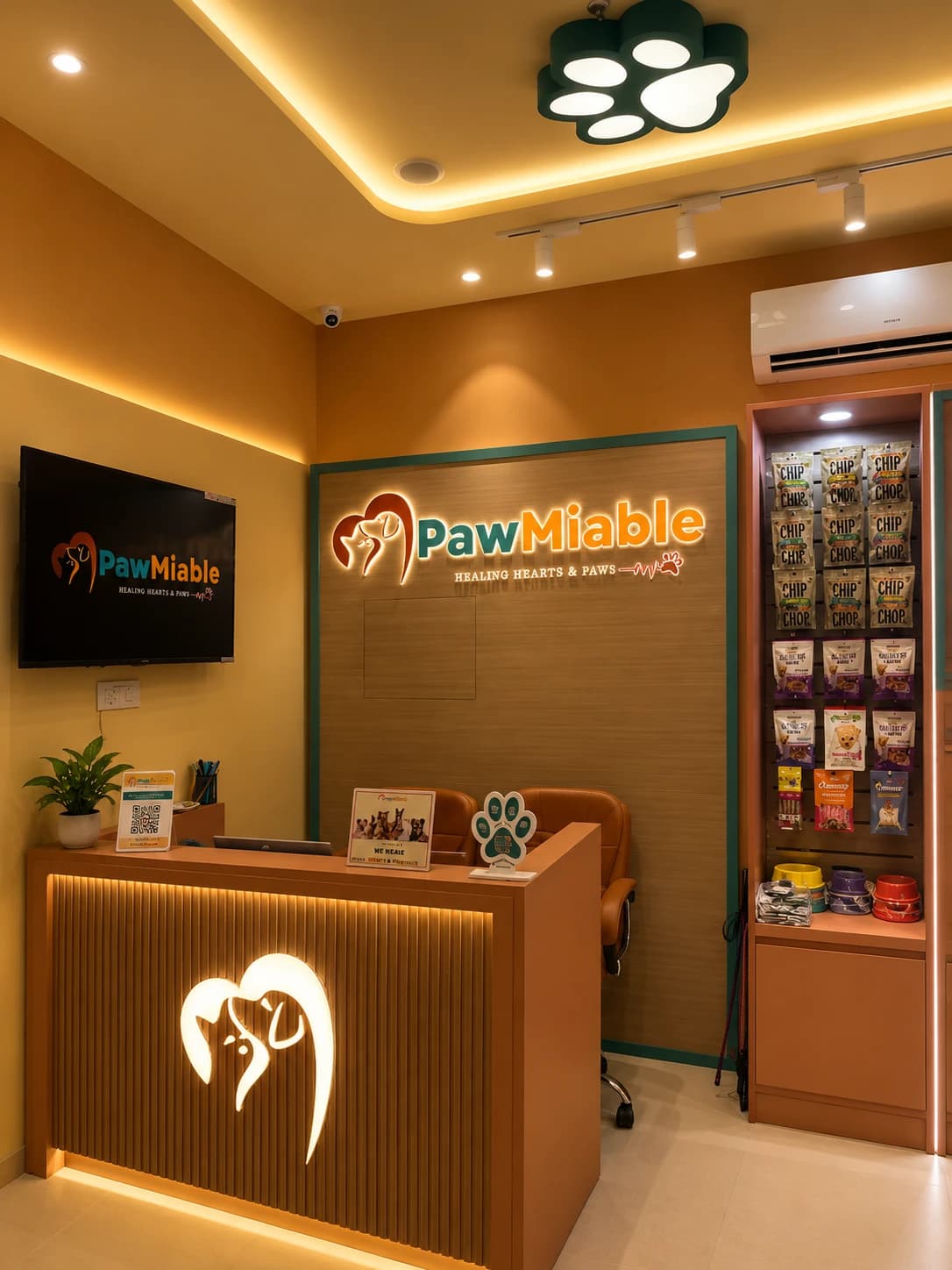 Reception at Pawmiable, Conscient One Mall