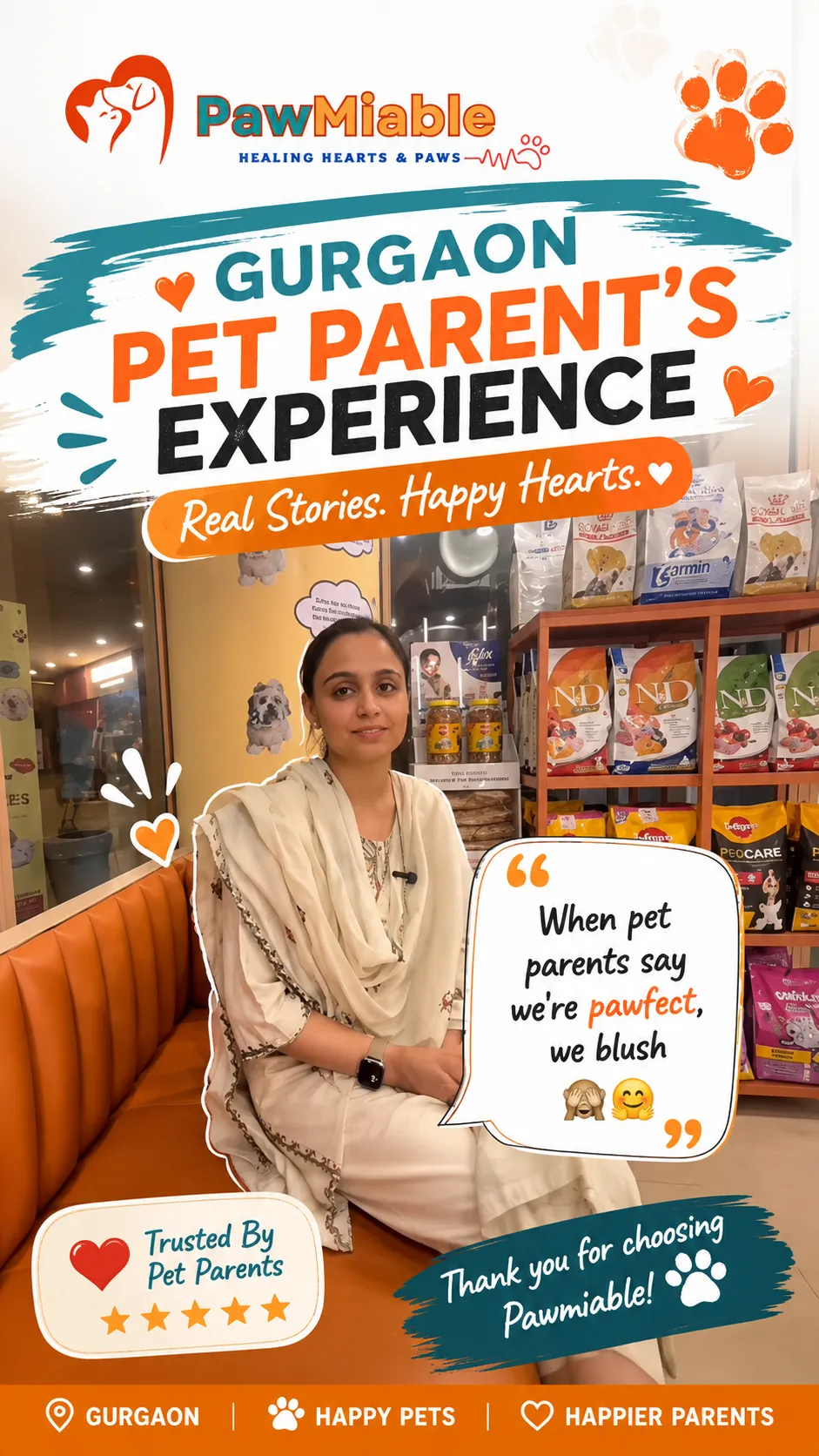Video review thumbnail: a Gurgaon pet parent shares their Pawmiable experience